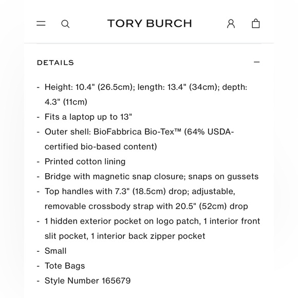 Tory Burch Small Ella Bio Tote - Picture 10 of 13